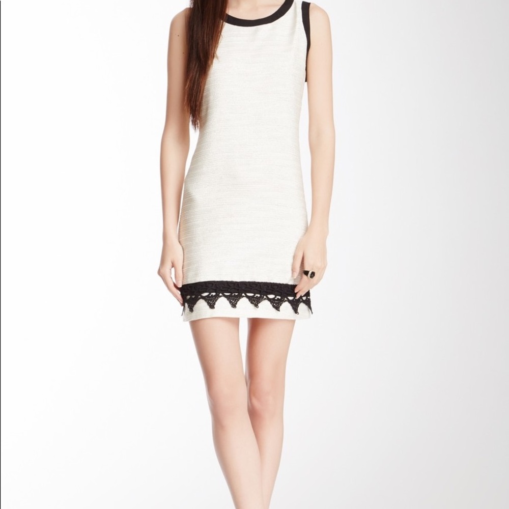 NWT party dress white/glitter gold